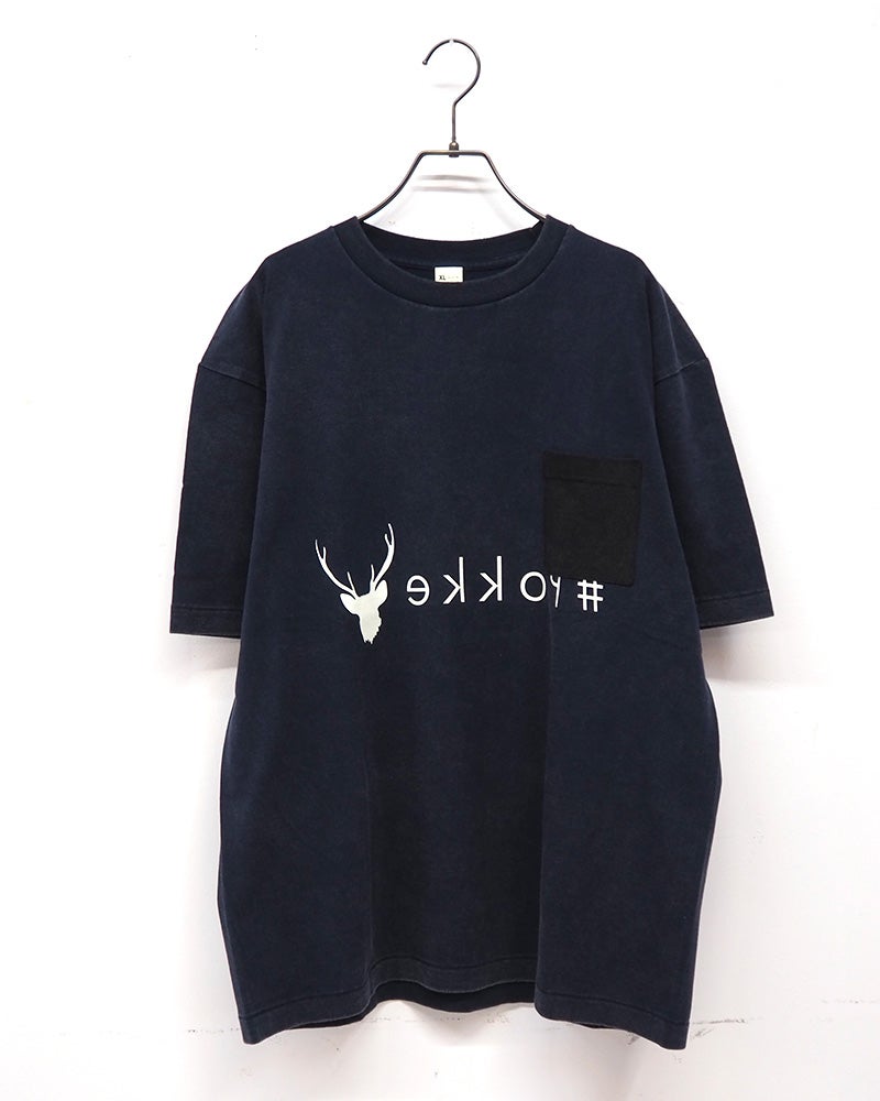 #Pokke ポケット付プリントS/S TEE