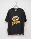 PRINGLES　プリングルズ　2009T　半袖　サガラ刺繍　ミスターP　2009年デザイン　立体ロゴ　ビッグシルエット　ドロップショルダー　ユニセックス　クルーネック