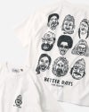gym master　ジムマスター　BETTER DAYS ビッグTEE　半袖　バックプリント　ワンポイント刺繍　ビッグシルエット　ドロップショルダー　コットン100%　大人カジュアル
