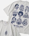 gym master　ジムマスター　BETTER DAYS ビッグTEE　半袖　バックプリント　ワンポイント刺繍　ビッグシルエット　ドロップショルダー　コットン100%　大人カジュアル