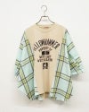LIME.INC エンブイダリー×チェックプルオーバー