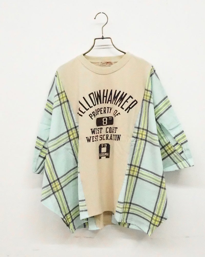 LIME.INC エンブイダリー×チェックプルオーバー