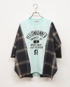 LIME.INC エンブイダリー×チェックプルオーバー