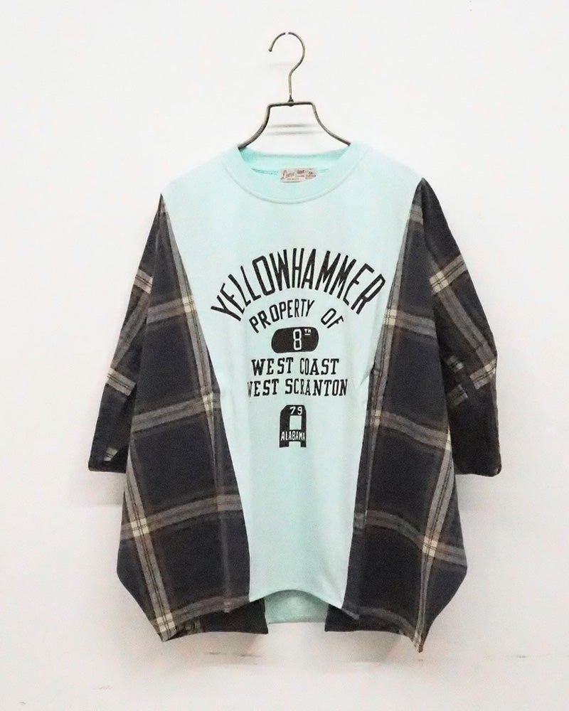 LIME.INC エンブイダリー×チェックプルオーバー