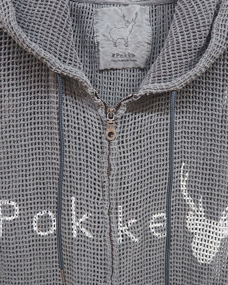 #Pokke ピグメントメッシュフーディベスト