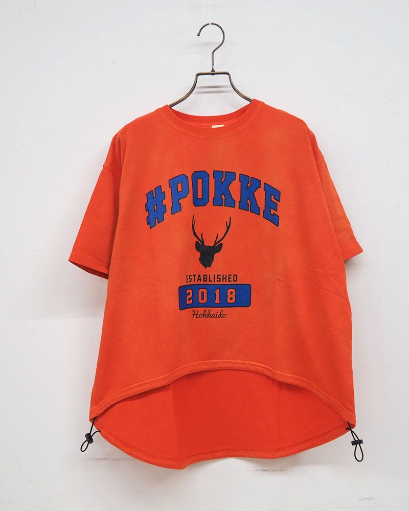 #Pokke 裾ドロストプリントS/S