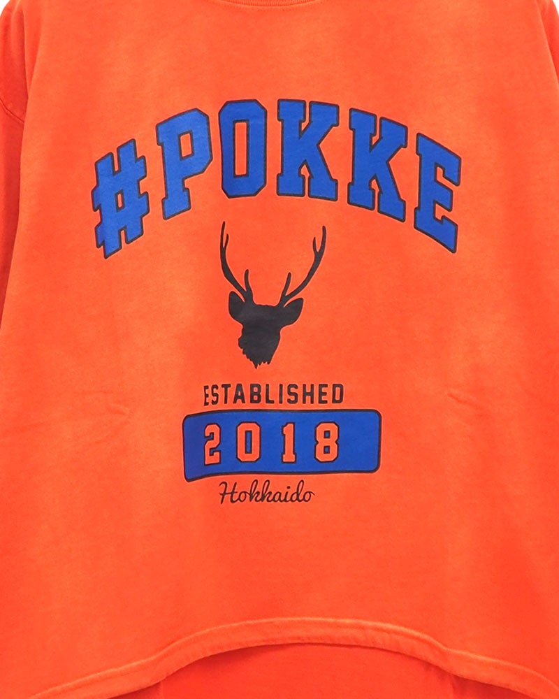 #Pokke 裾ドロストプリントS/S