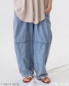 接触冷感デニムナッツパンツ