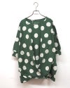 LIME.INC 天竺中水玉柄カシュクール ドルマン カシュクール トップス Tシャツ
