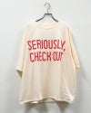 8Laboratory エイトラボラトリー ラグランロゴT 半袖Tシャツ カットソー 前後英字ロゴプリント バックプリント パウダー加工 ヴィンテージ風 袖口カットオフ 裾ドローストリング 裾絞り ラグランスリーブ コットン天竺 綿100％ フリーサイズ ゆったり ストリートアメカジ夏コーデ