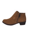 MINNETONKA ミネトンカ BRIE BOOT ブリーブーツ スタッズ付きスエードショートブーツ ブーティー アンクルブーツ スエードレザー ウェスタンヒール 太ヒール 履きやすい ポインテッドトゥ レディースシューズ モード甘辛MIX 秋冬コーデ